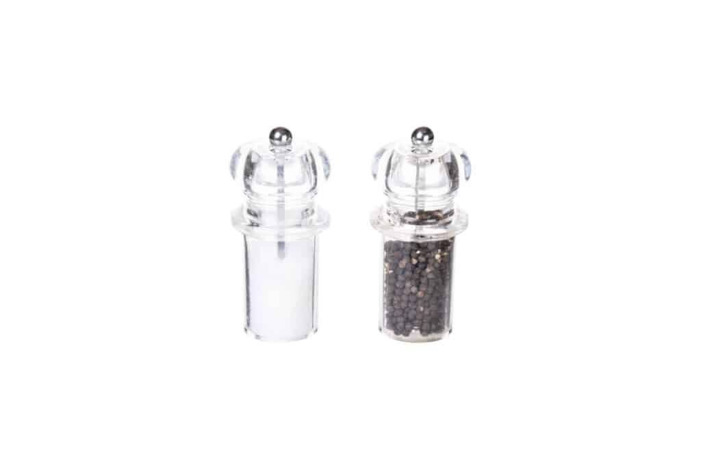 Glass Salt & Pepper Mill (Filled)