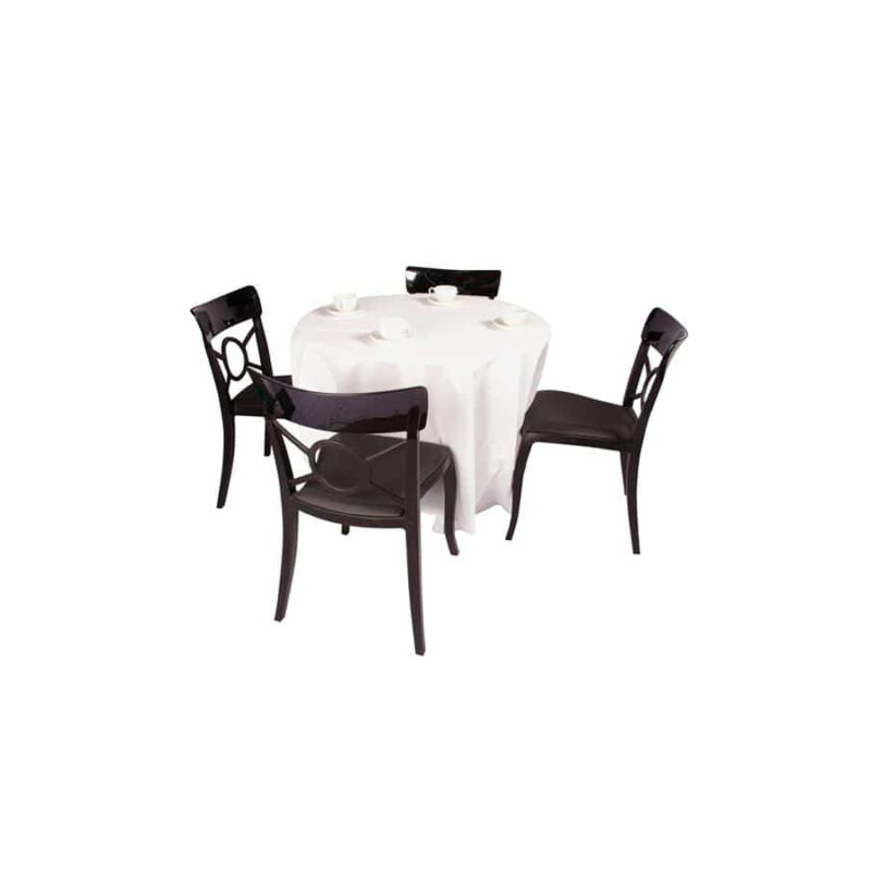 Linen Cloth White 70"x70" - Image 2