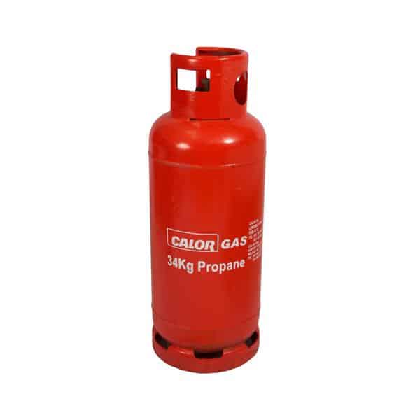Gas Cylinder 75lb Propane Red