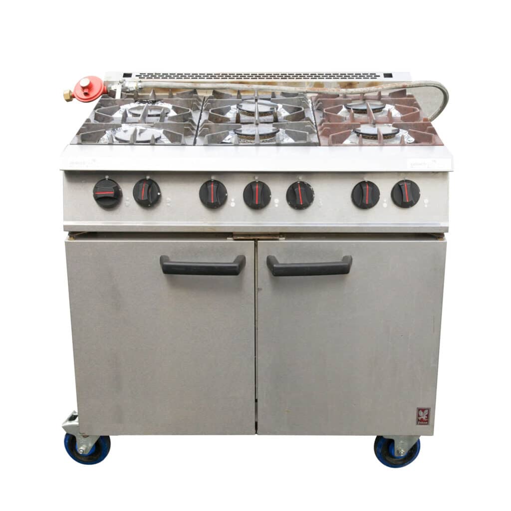 Cooker  Gas 6 Ring(requires Large Red Propane Cylinder)