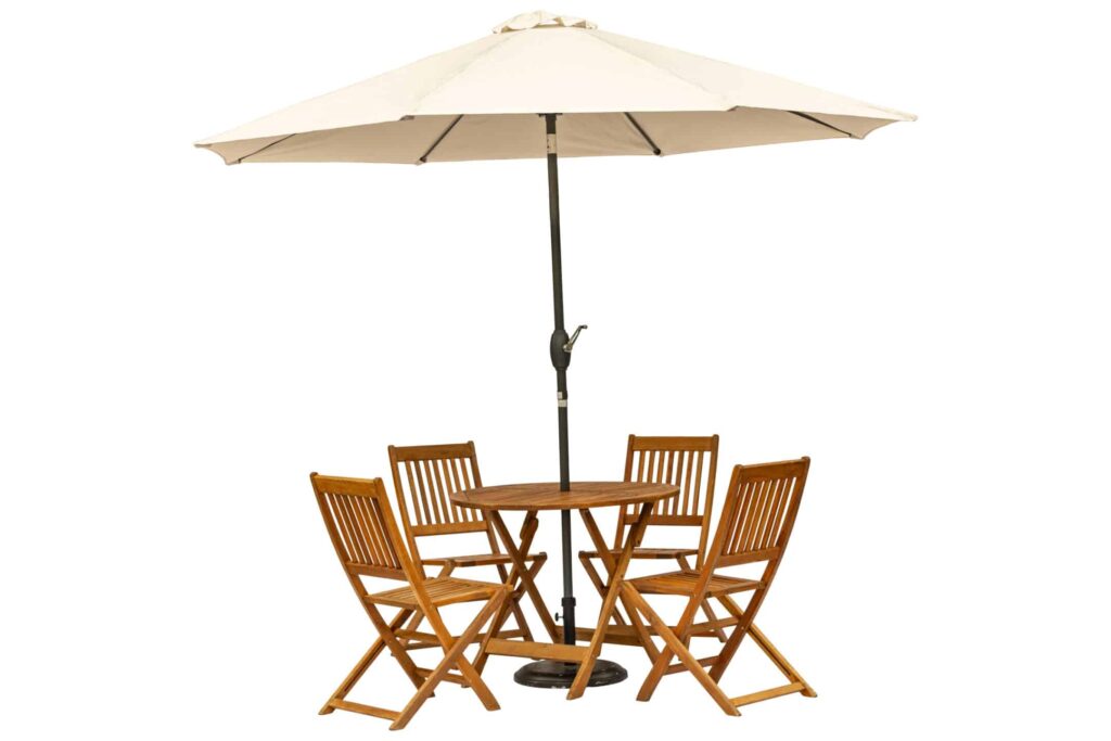 Garden Furniture *(Set Of Table & 4 Chairs)