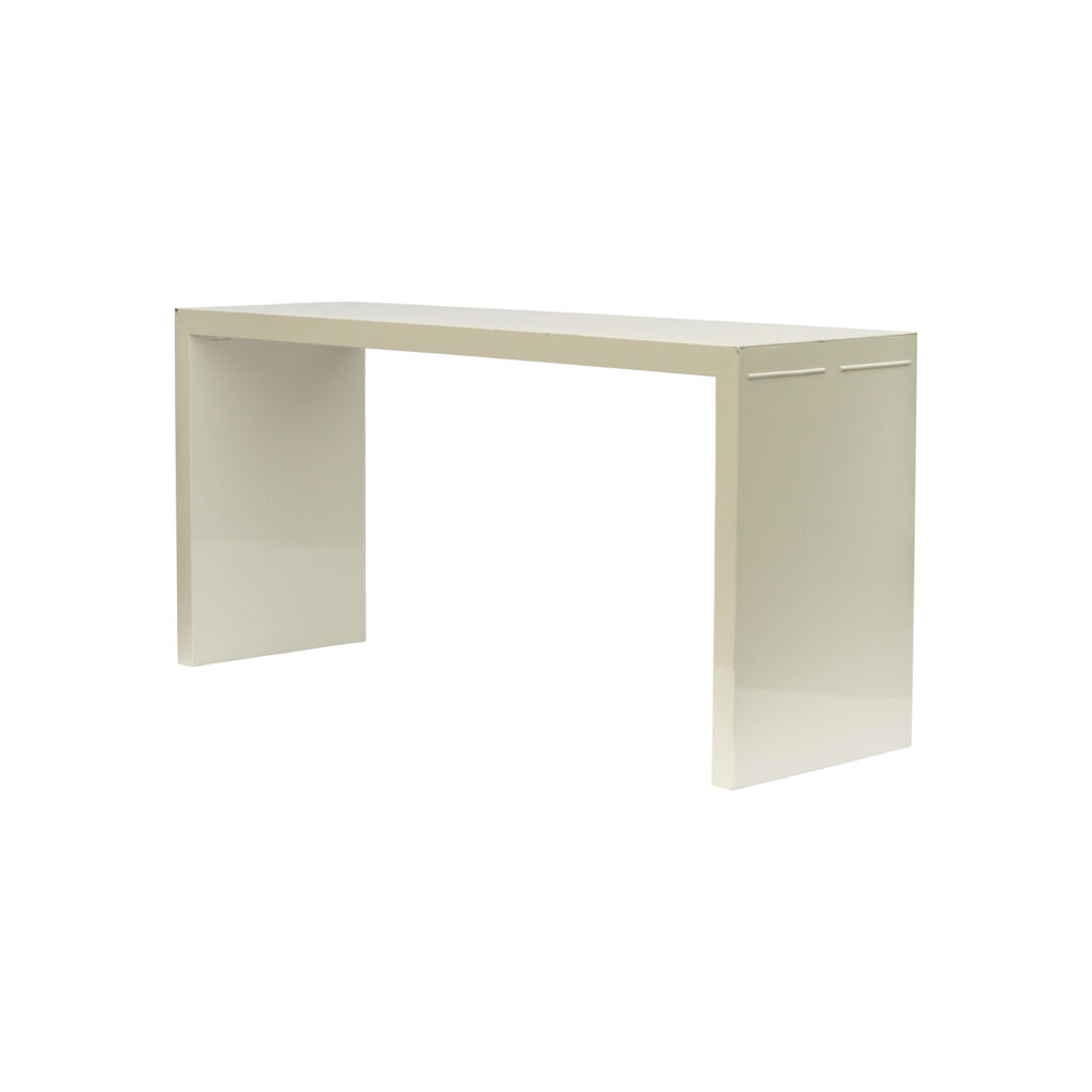 Milano Tall Rectangular Table White