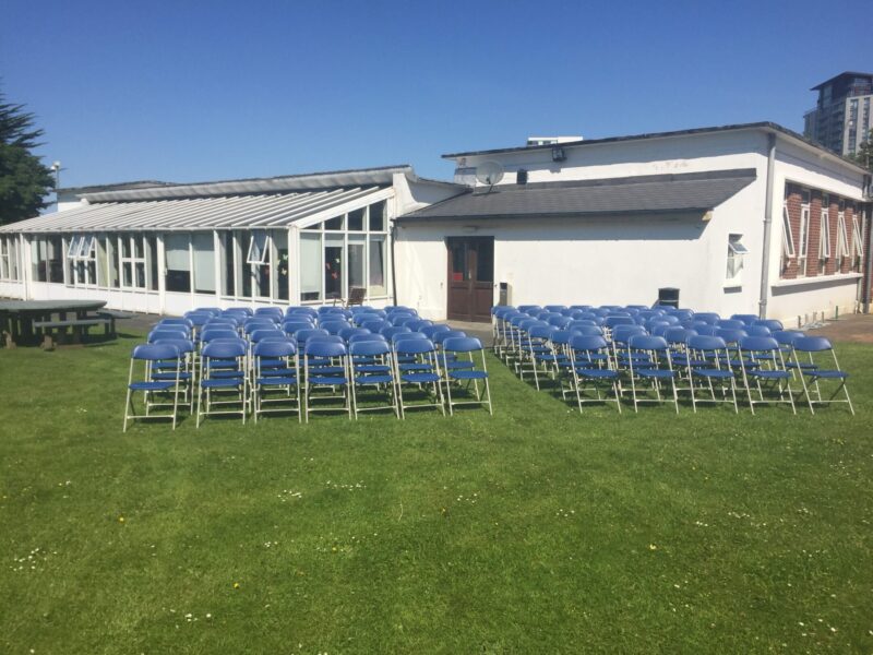 Folding Chair Blue - Rent High-Quality & Lightweight Seating - Image 3