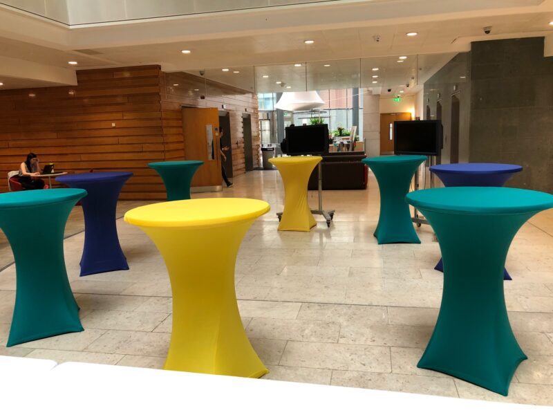 Spandex Turquoise (Price Not Inclusive Of High Table) - Image 2