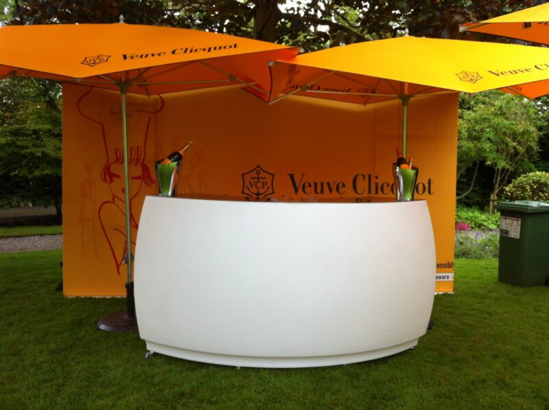 LED Milano Curved Bar - 1 Quadrant (168 Cm W / 92cm D / 102cm H) - Image 3