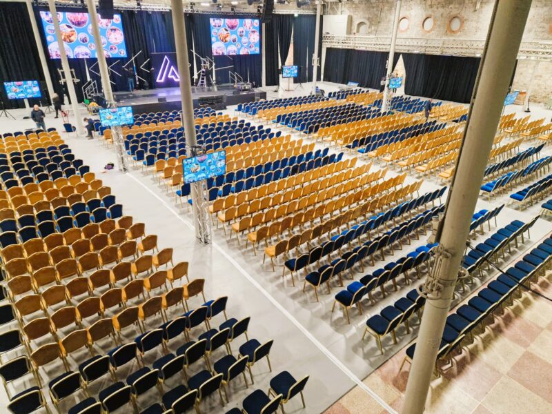 Padded Chair Blue - Stylish, Comfortable and Perfect for Events - Image 5
