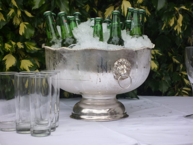 Silver Punch Bowl & Ladle 22 Pints. - Image 2