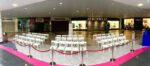 White Milano Chairs with Poles and Ropes