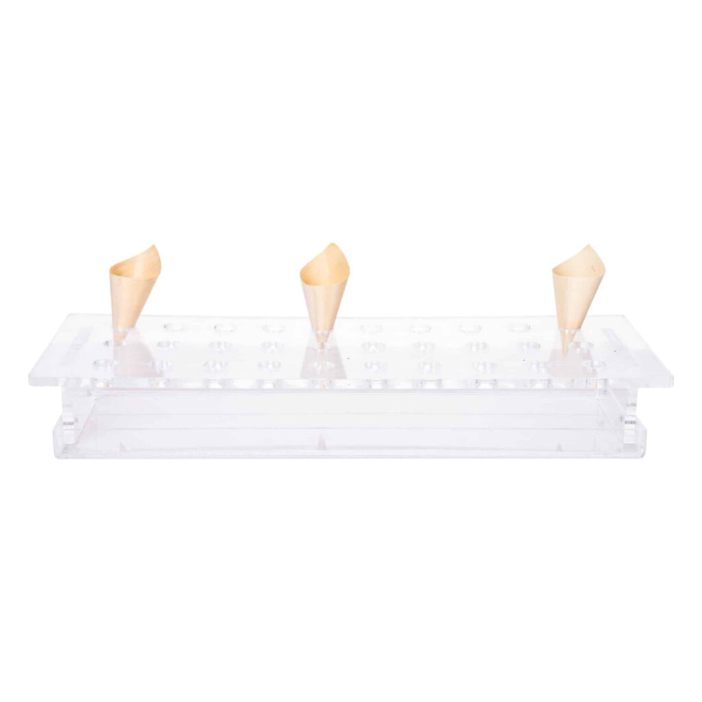 Cone Holder Mini Clear (30 X 4oz Cones)