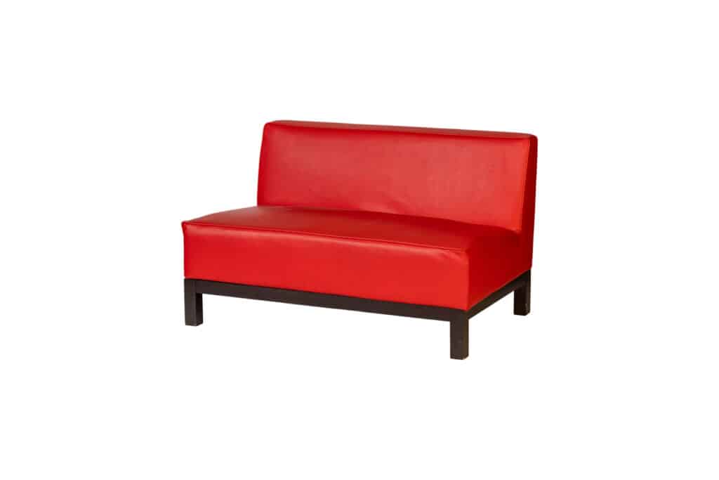 Milan Red  Sofa 2 Seater (44"/110cm)