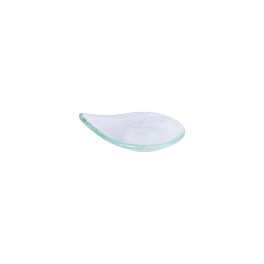Mini Meal Glass Teardrop Flat 10cm (l) 8cm (w)