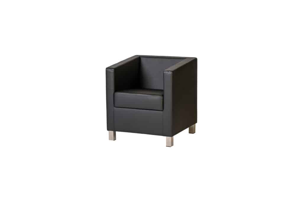 Tub Chair / Armchair Black