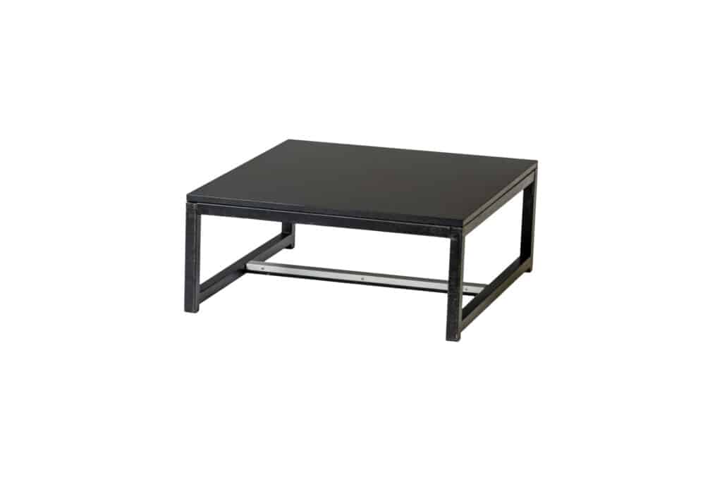 Coffee Table Black 70cm Square