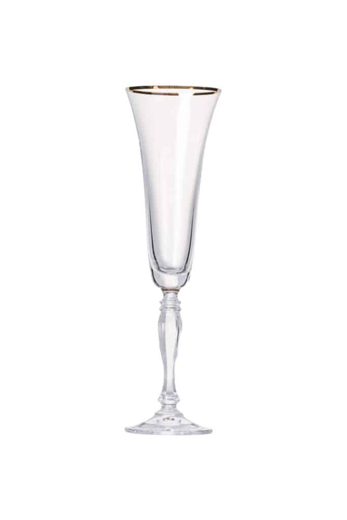 Gold Rim Champagne Glass 18cl/6.3oz (36 Glasses)