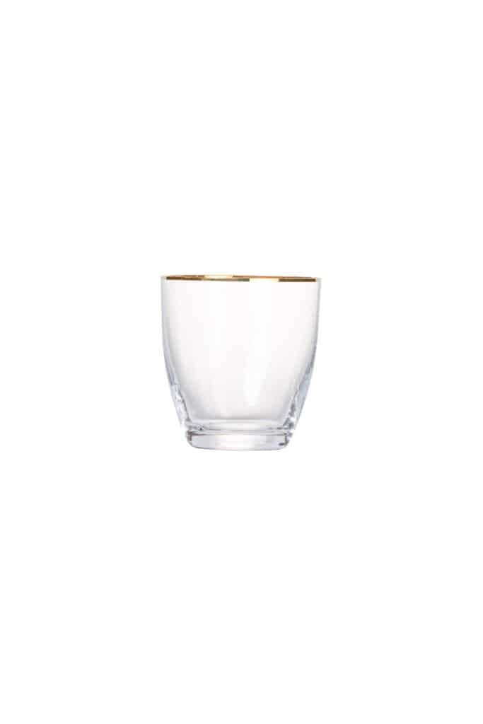 Gold Rim Water Glass 30cl/10oz (25 Glasses)