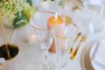 Gold glassware