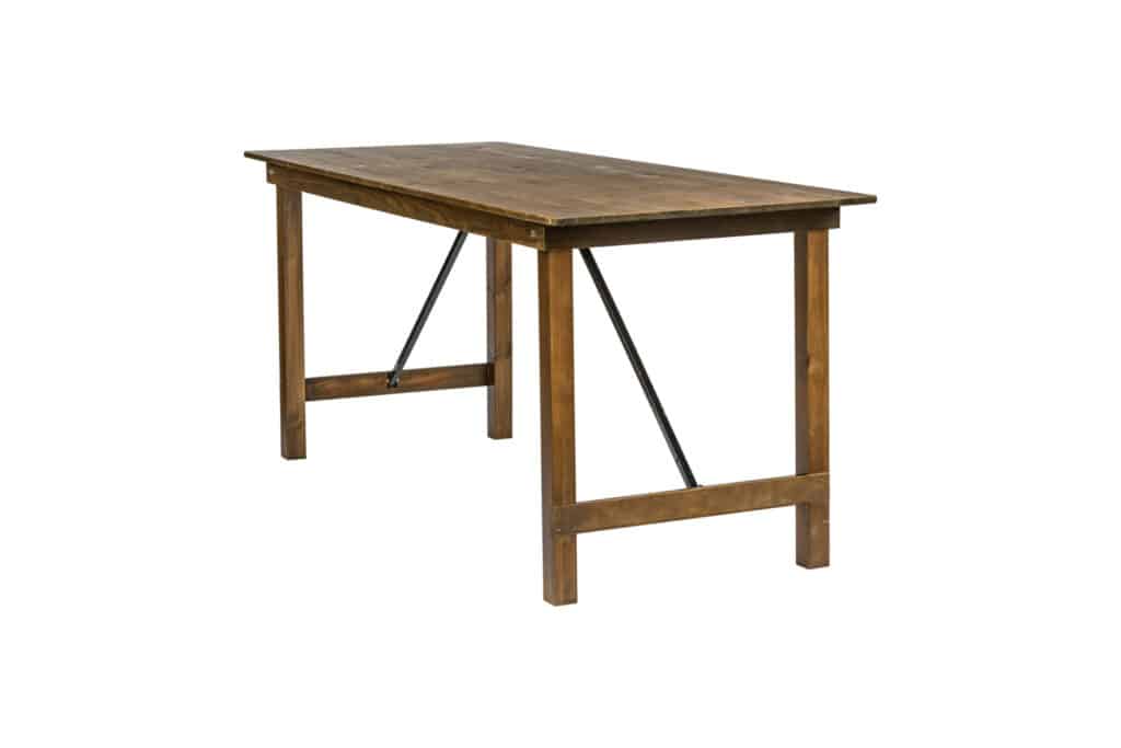 Wooden Bridge Table
