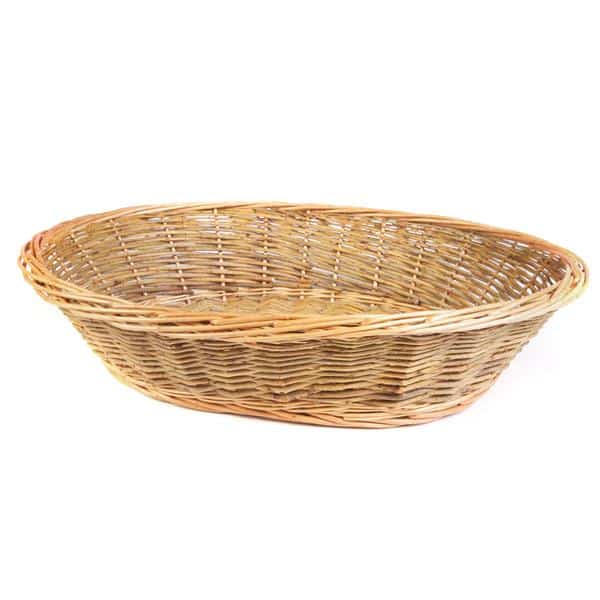 Buffet Bread Basket Wicker 24"x13"