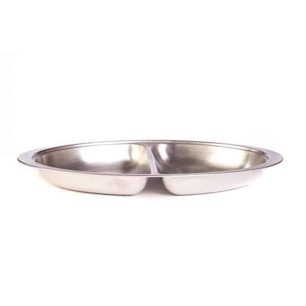 20" S/S Veg Dish 2 Part