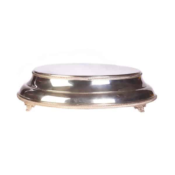 Cake Stand Silver Circular  15"