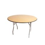 Round Table 4ft with Foldable Legs