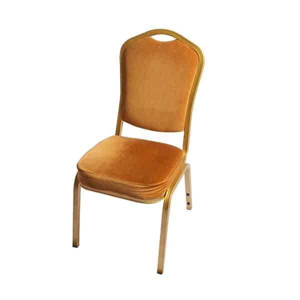 Padded Chair Gold