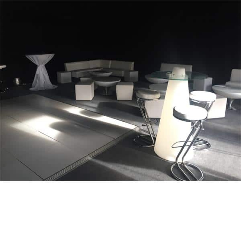 High Stool White Pad - Image 2