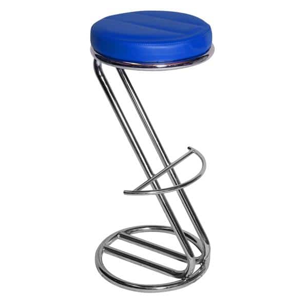 High Stool Blue Pad