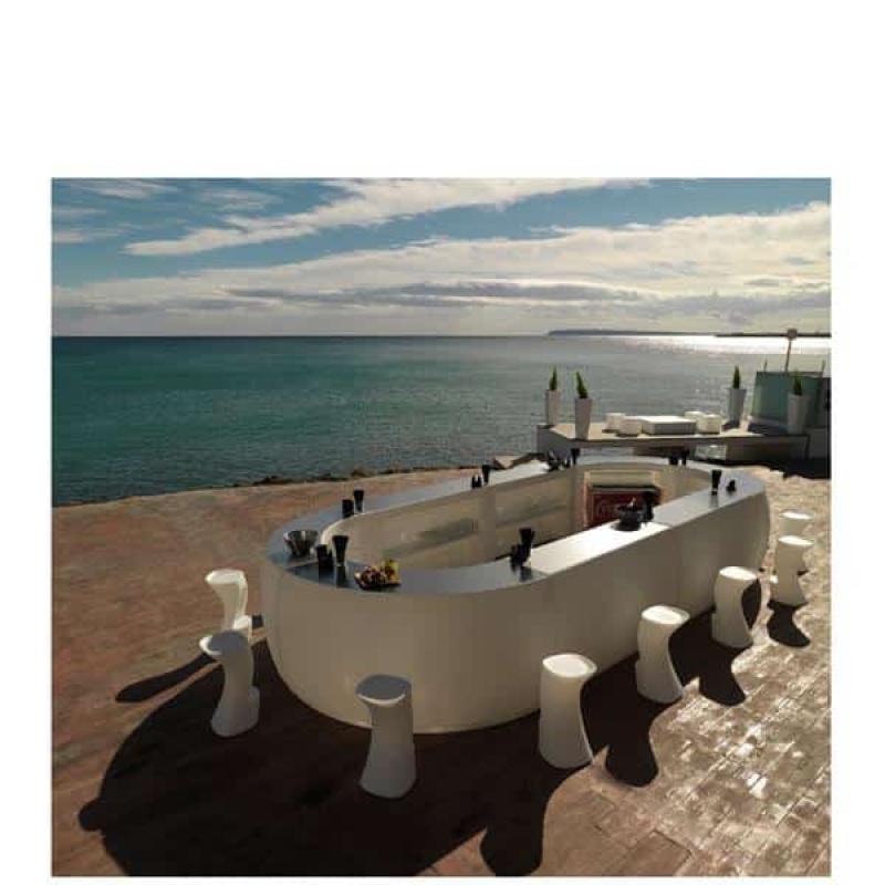 Milano LED Bar Straight 6' Long ( 183cm W / 61cm D / 102cm H) - Image 3