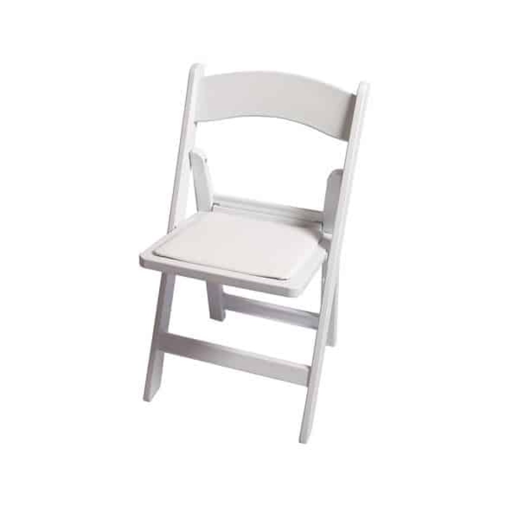 White Folding Chair (Resin)