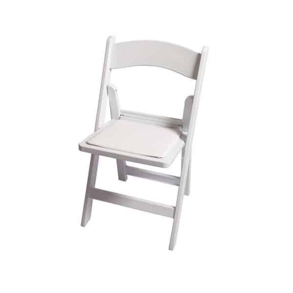 Folding Chair White - Lightweight