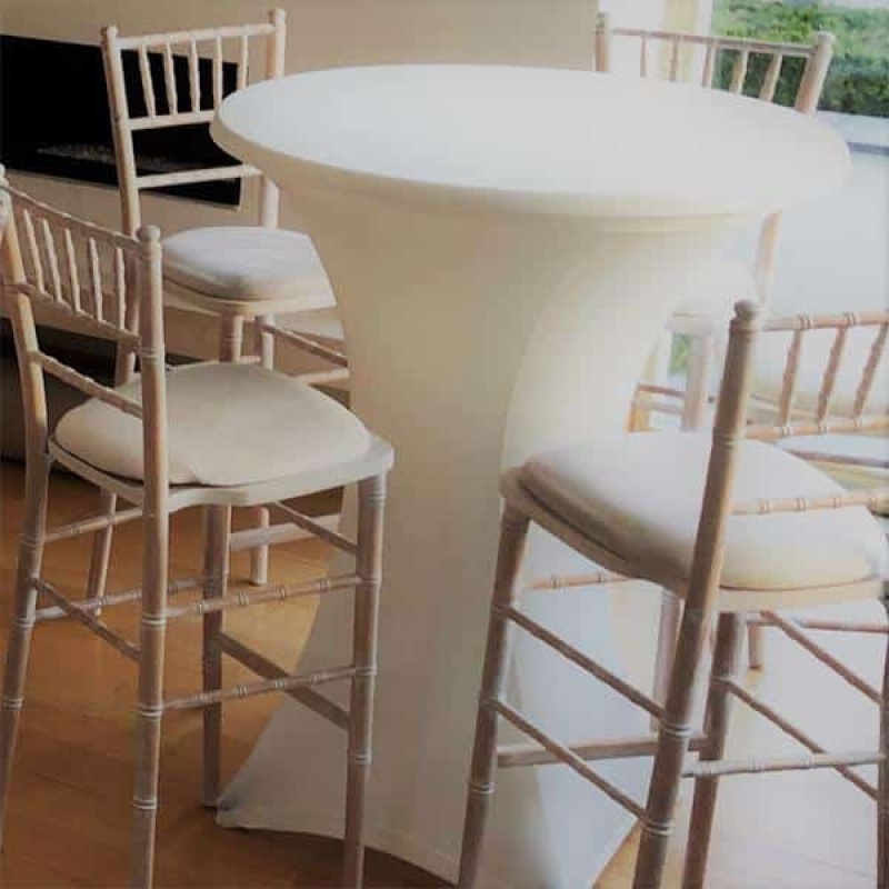 Chiavari Stool Limewash With Ivory Pad - Image 2