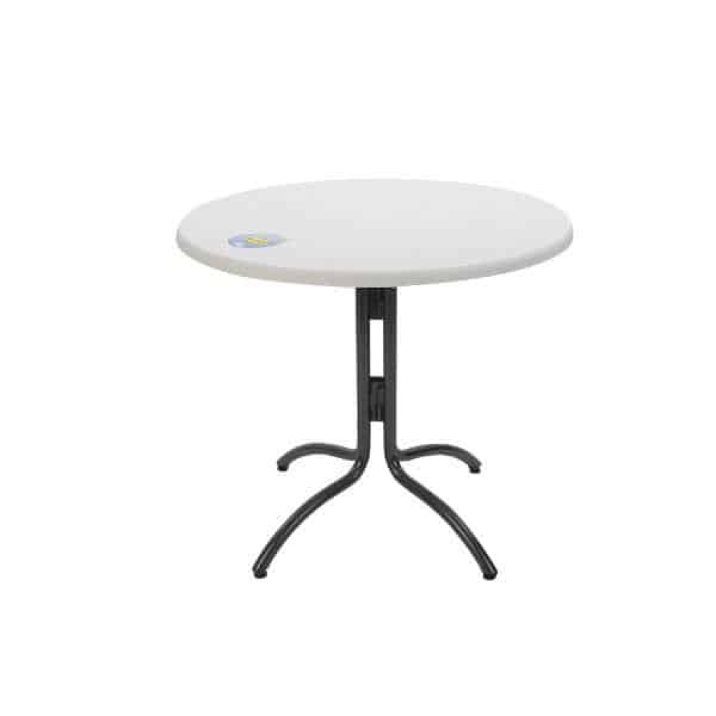 Bistro Table 3ft Round with Foldable Legs