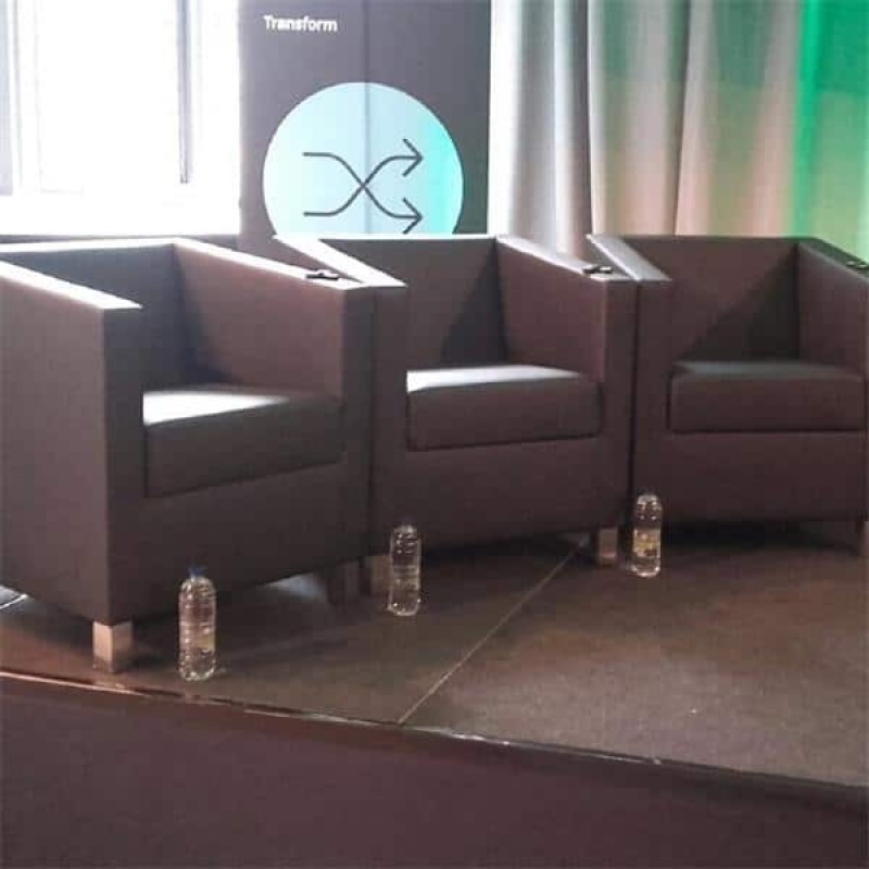 Tub Chair / Armchair Black - Image 2