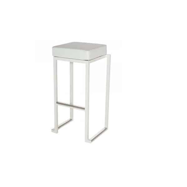 Kube Bar Stool - White