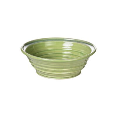 LIME GREEN PORCELAIN SALAD BOWL