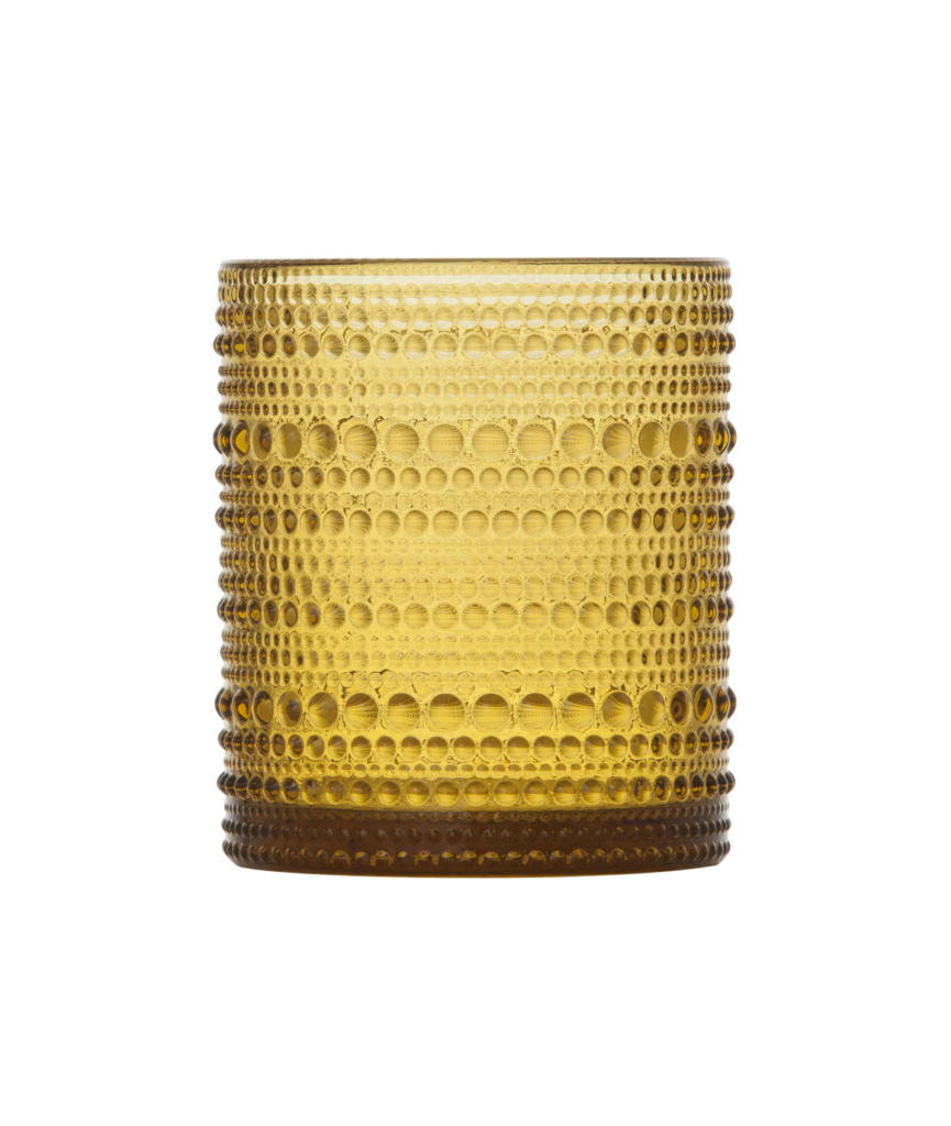 Amber Yellow Tumbler Glass 10oz - Saturn Range (Set of 25)