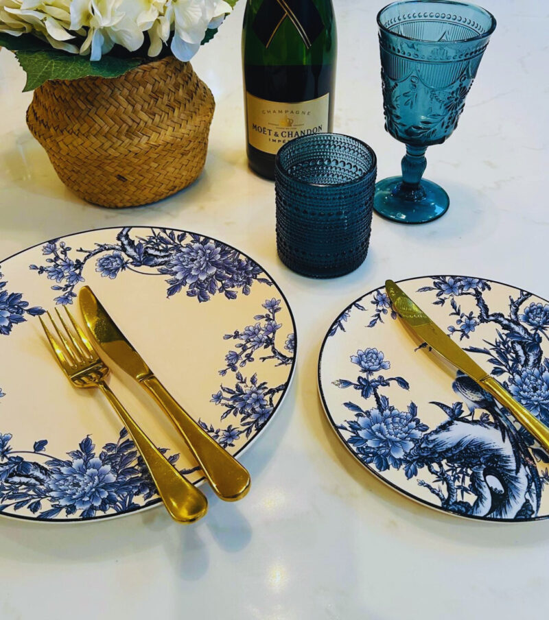 Cornflower Saturn Range Glassware