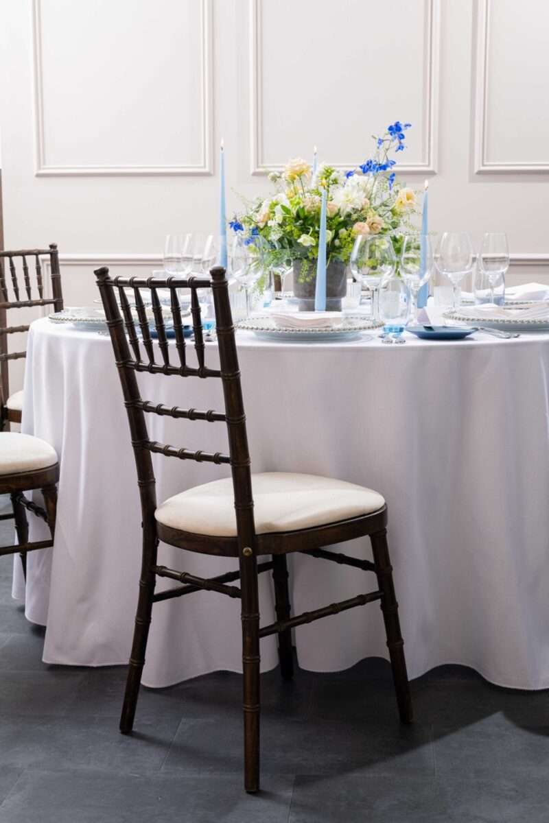 White Linen Tablecloth