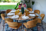 Teddy Chair Gold Velvet