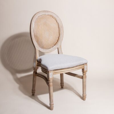 Louis Chair with Ivory pad