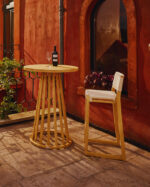 Mundi Wooden Bar Stool