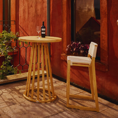 Mundi Wooden Bar Stool