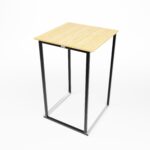 Kube High Bar Table with Rustic Top
