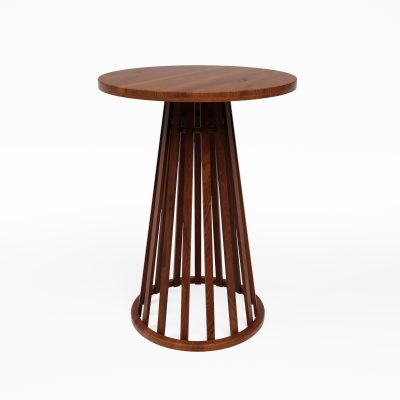 MUNDI WALNUT HIGH TABLE